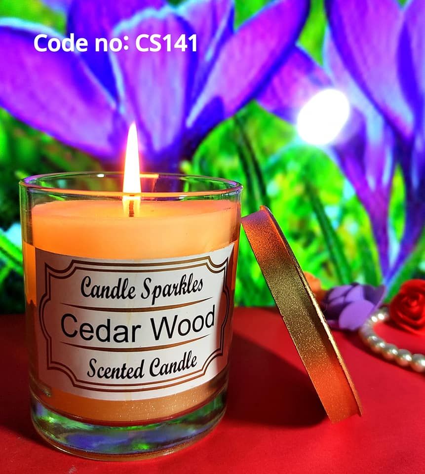 Cedar Wood Scented Candle