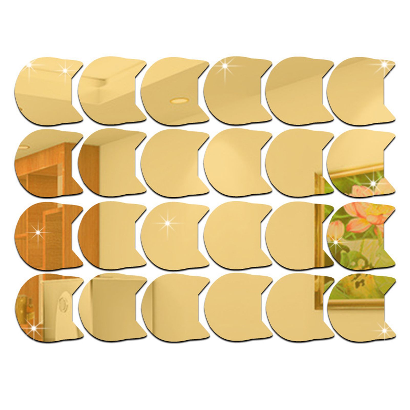 Wall Decals Lustrous Decorative Lovelyrror rylic Stickers