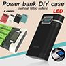 Dual USB LCD Display 4-Cell 18650 Charger Box DIY Case Kit