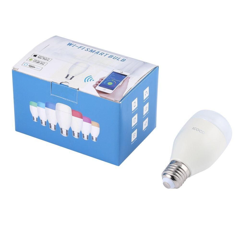 TE Timer Switch Adjustable Brightness Remote Control Timing Smart Wifi Bulb