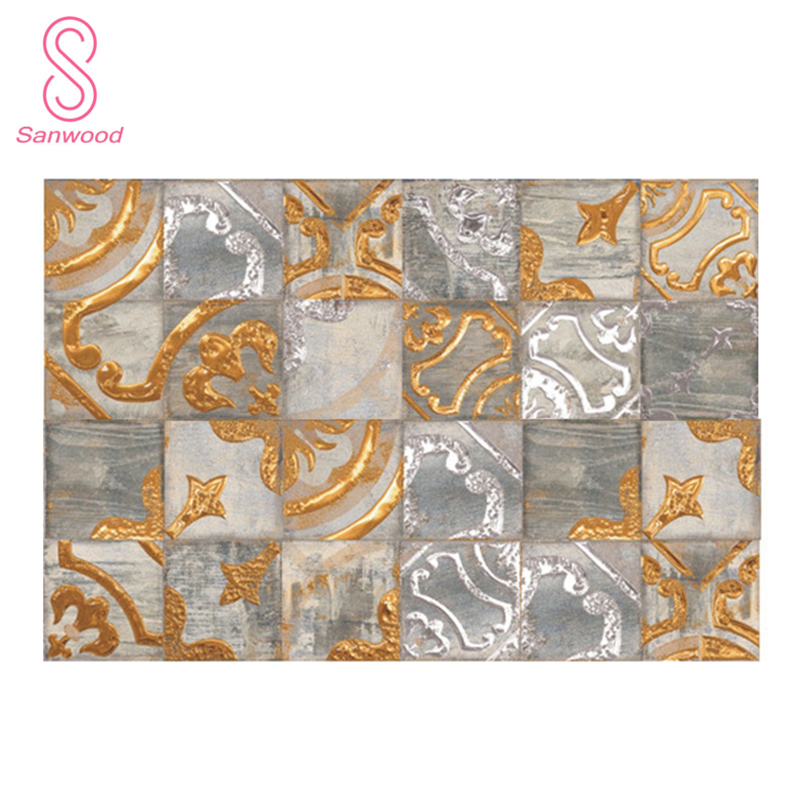Tile Stickers Waterproof Compact Non-Slip Backsplash Tile