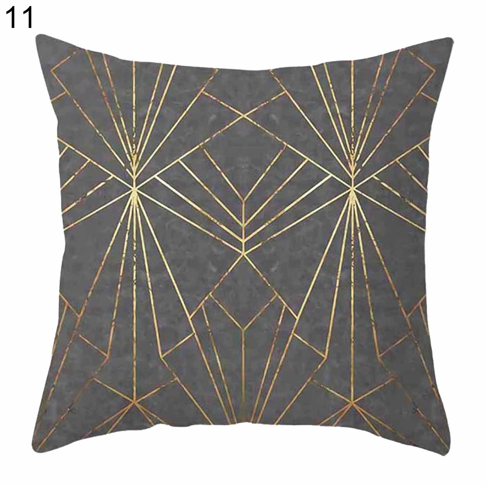 Cushion Case Wrinkle Free Sofa Couch Geometric Printed lowcase