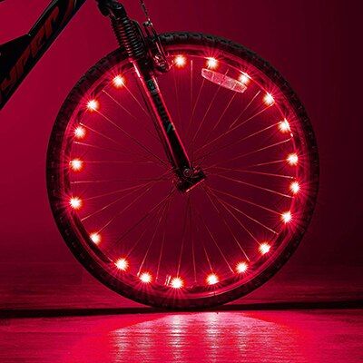 2M 20 LED Bicycle Lights Mountain Bike Wheel String Light Cycling Spoke Wheel Lamp Bike Accessories Luces Led Bicicleta Bisiklet