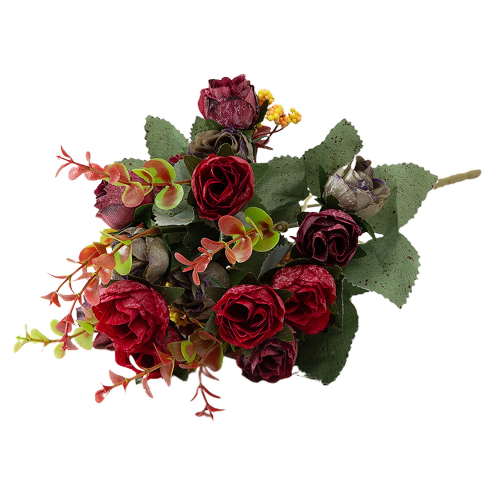 Simulation Flower Weather-resistant Floral Arrangement Artificial Rose Bouquet
