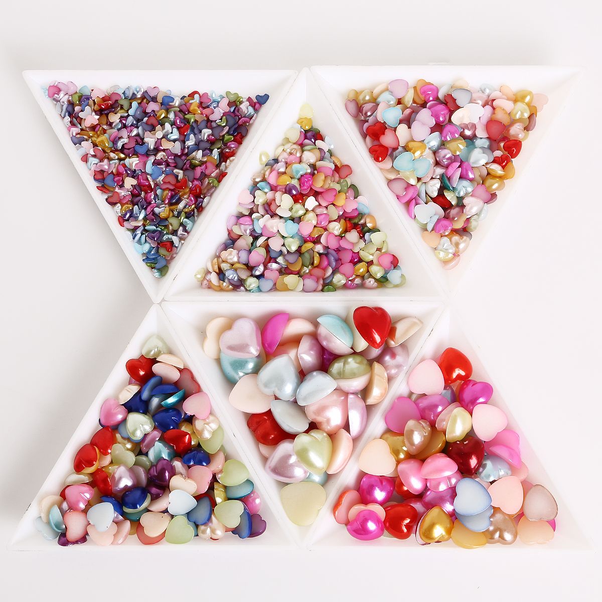 50-300 Pieces/Pack Flat Bottom Non-porous ABS Pearl Plastic Acrylic Spacer Beads 3-12mm for DIY Jewelry Making Discoveries
