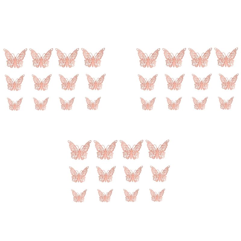 3D Butterfly Wall Stickers, 36 PCS Butterfly Wall Decals for Room Decoration Kids Bedroom Party Home Decor