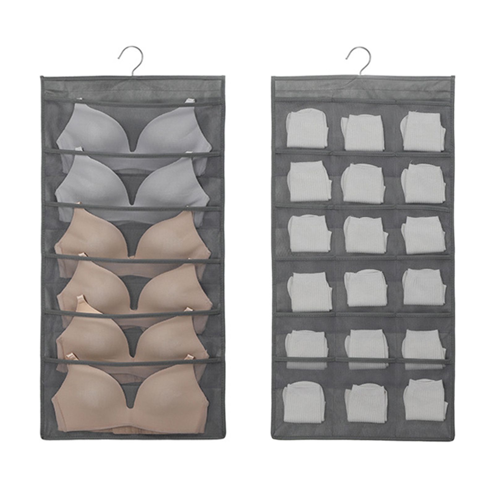 Pocket Wardrobe Mesh Design Easy to Use Home Decor Mesh Hanging Bag for Home Bedroom