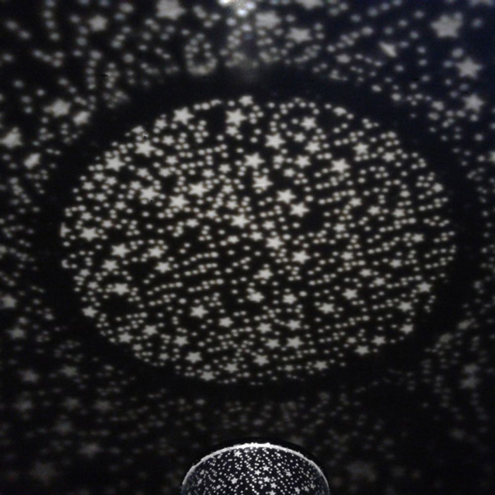 Romantic Round LED Starry Sky Projector Lamp Home Bedroom Night Light Kids Gift