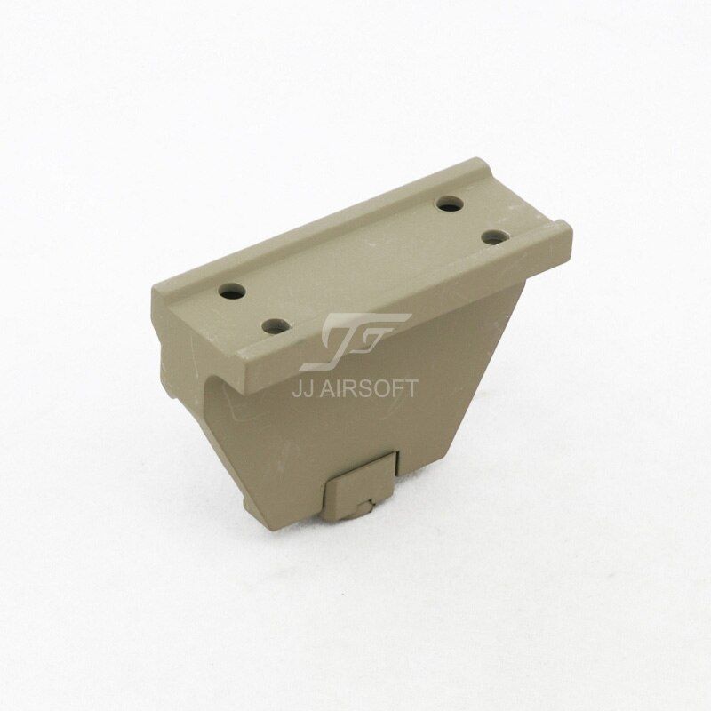 JJ Airsoft KAC Offset Rail Mount for T1 / T-1 / T2 / T-2 / TARGET TR02 Red Dot (Black/Tan)
