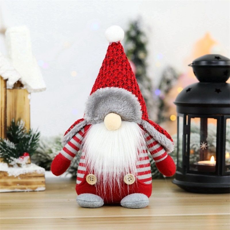 Christmas Decorations Santa Claus Ornaments Christmas Faceless Doll Dolls Window Decorations