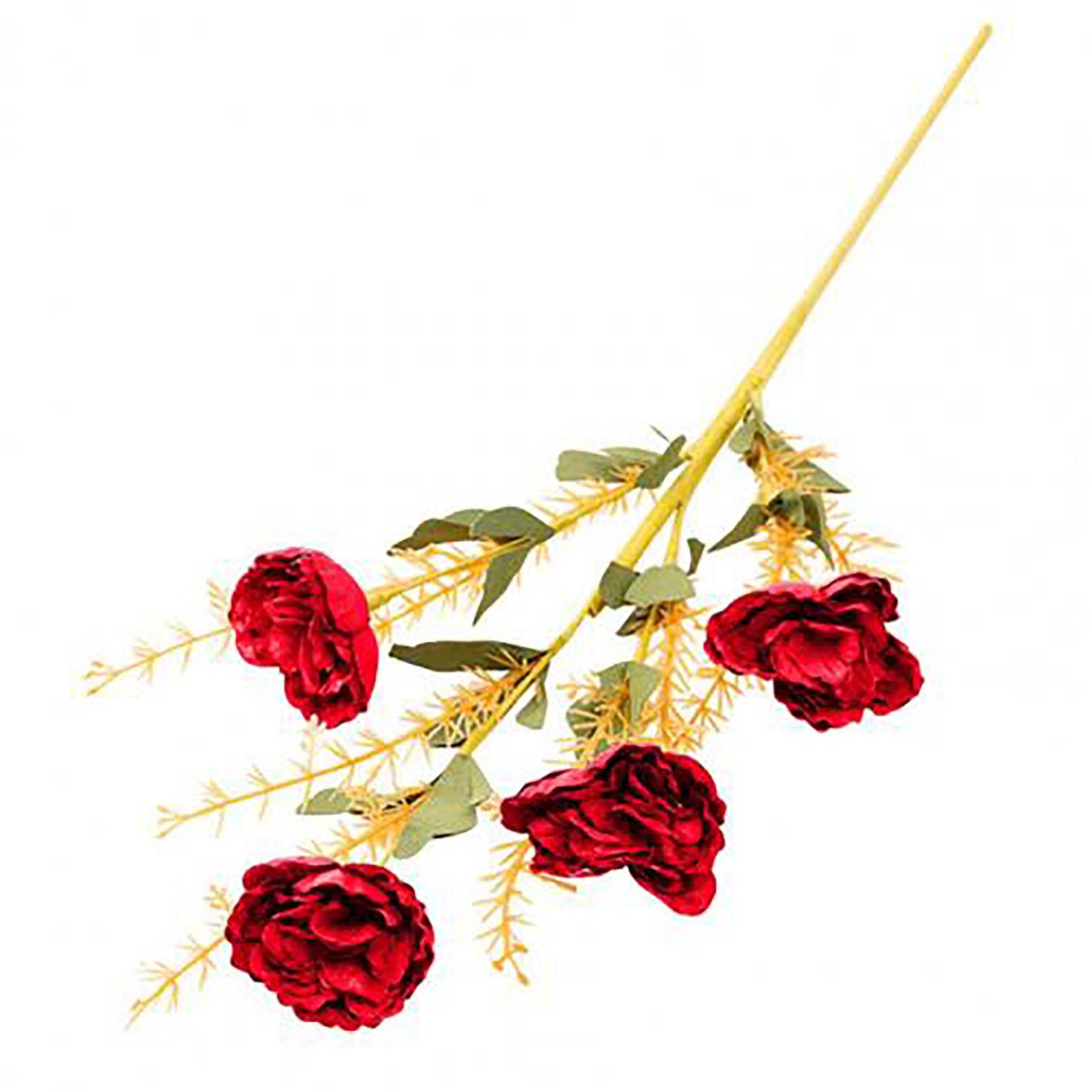 Artificial istic Dry Fake Peony Flowers Ornament