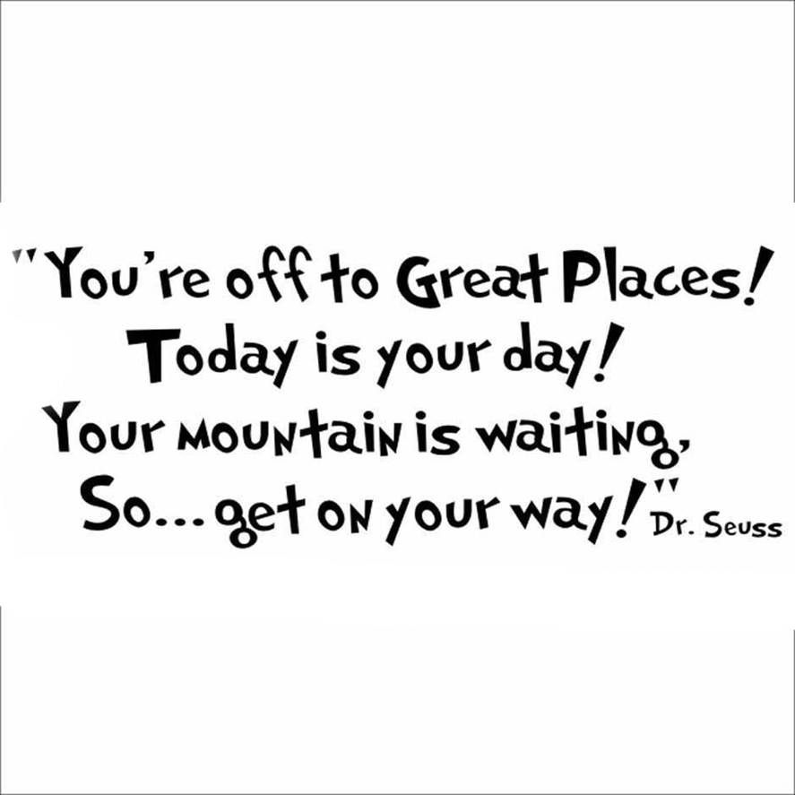 Wall Sticker Novelty PVC English Sentence Adhesive Removable DIY Stickers Bedroom Living Room Decor
