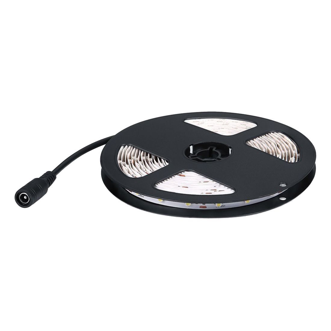 Durable 5M LED Strip, SMD 3528 with 300 LEDs, Cold White 6000K, DC 12V, Non Waterproof, Flexible LED Strip Fairy Lights Tape, Perfect for Household, Christmas and Celebration