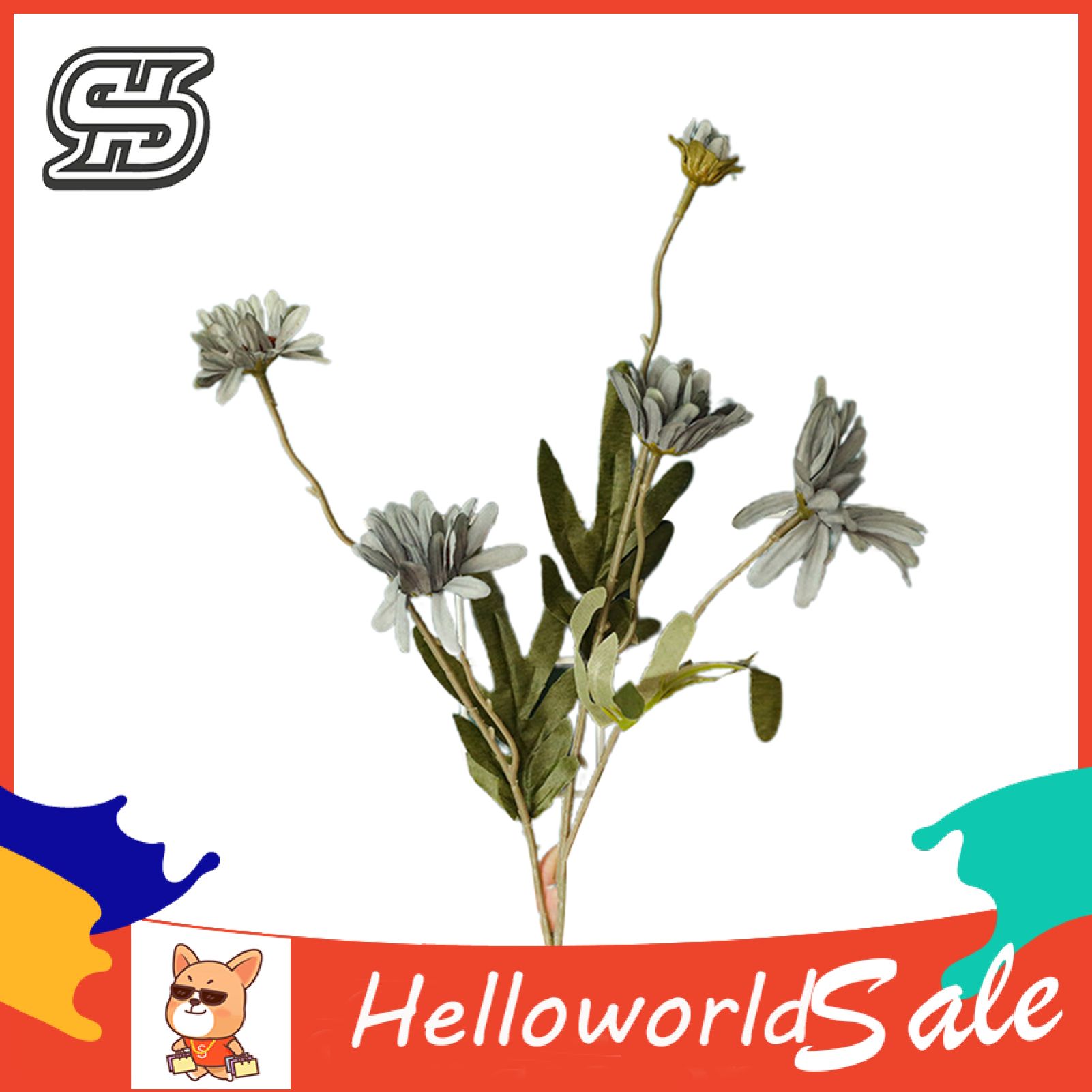 1Pc Small Wild Chrysanthemum Simulation Artificial Flower Home Wedding Decor