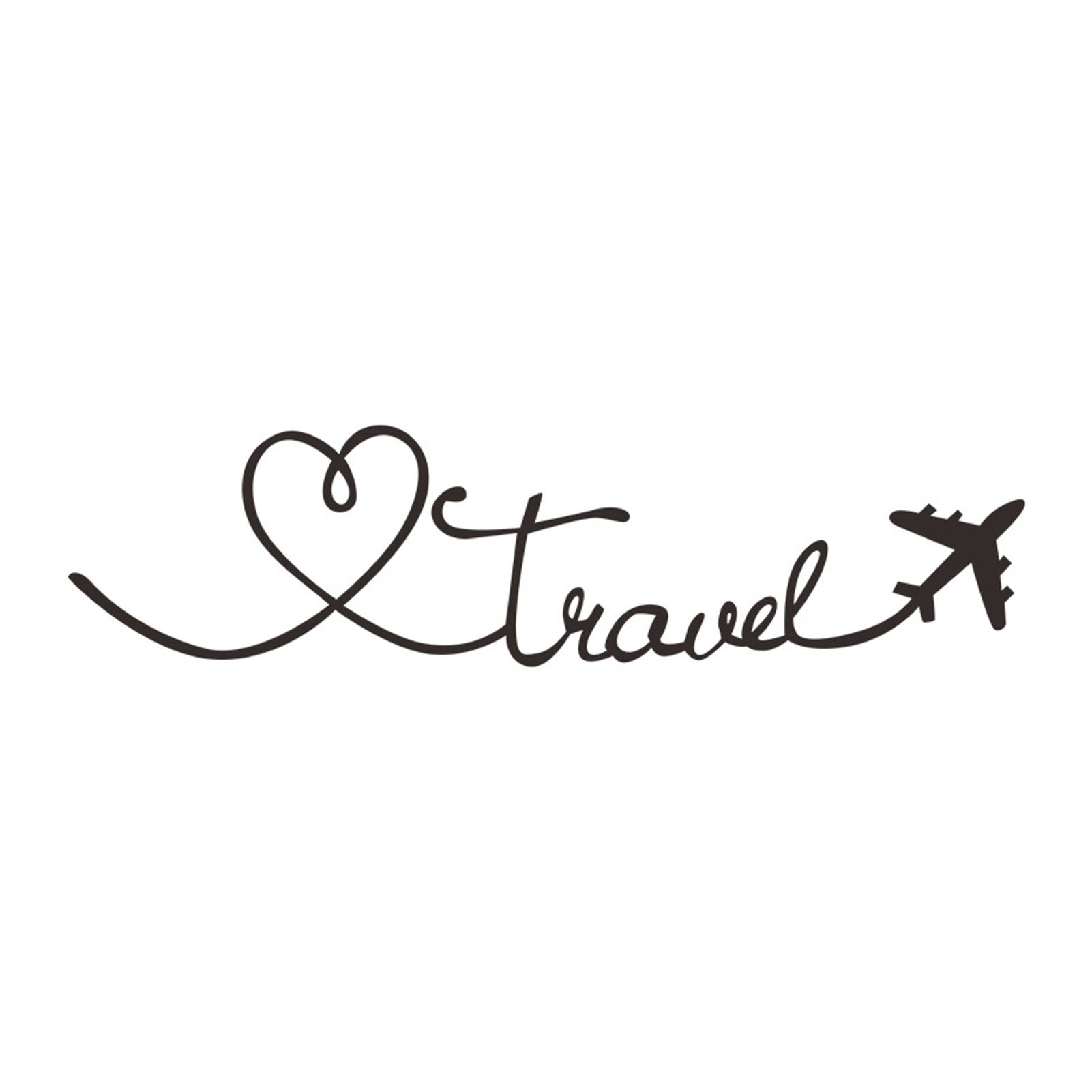 Wall Sticker Attractive Self-adhesive PVC Travel Theme Wallpaper for Bedroom