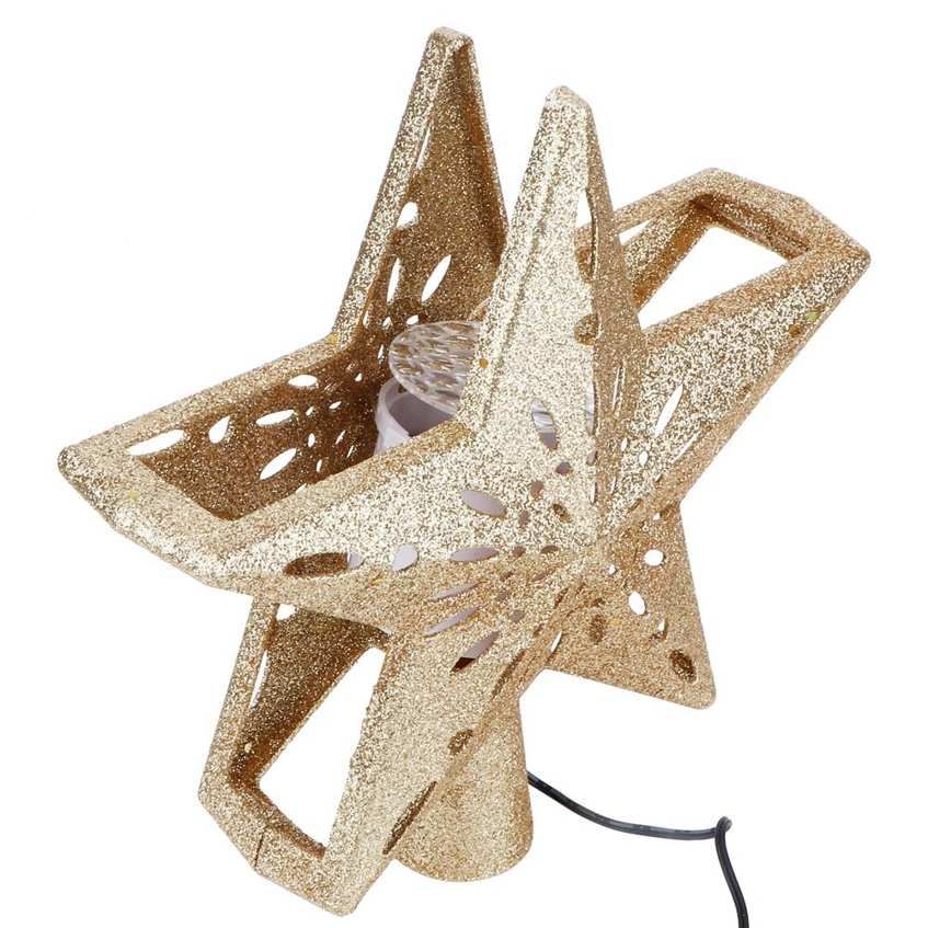 Snowflake Projector Lamp LED Rotating Christmas Toppers Light Home Decorat.