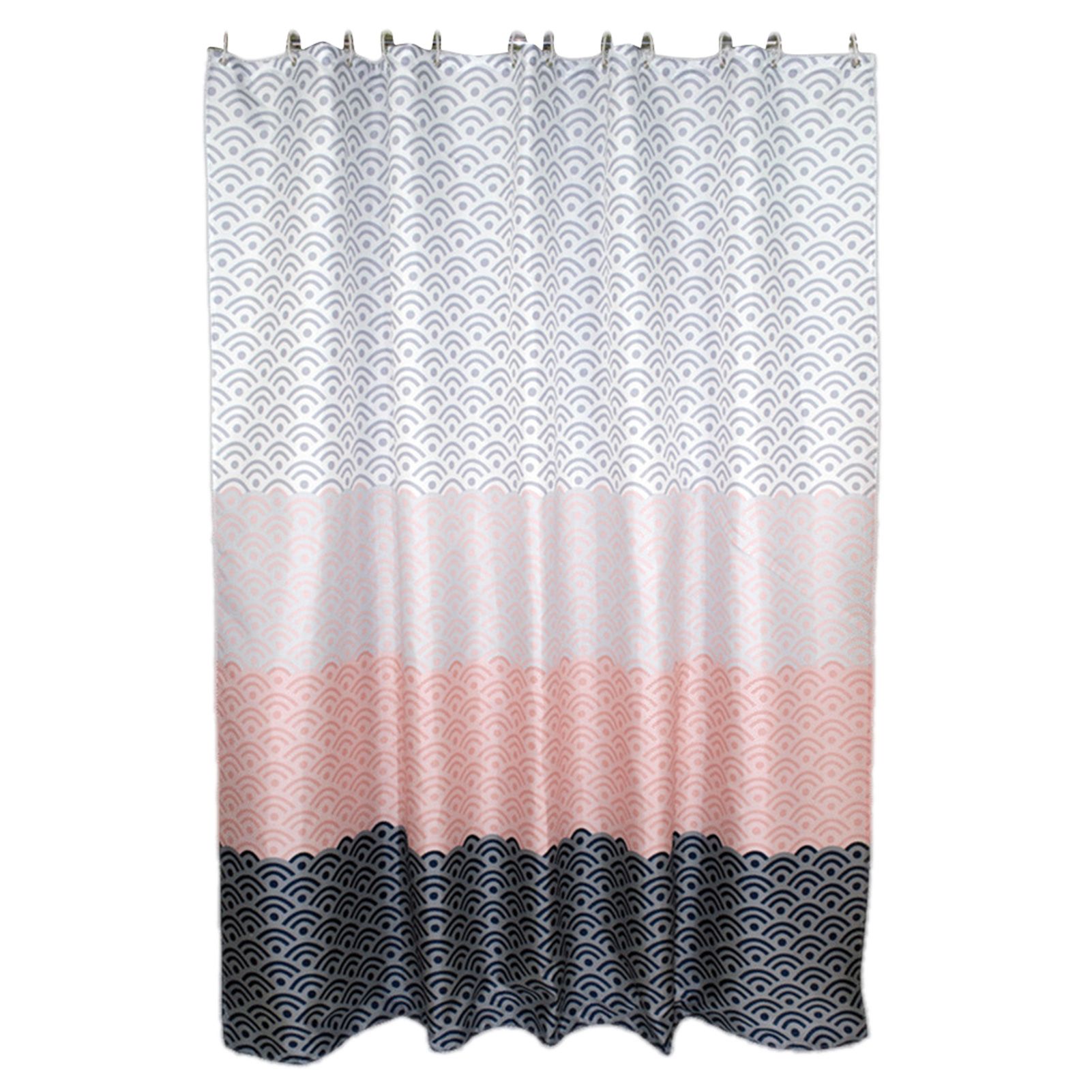 Waterproof WiFi Icon Bathroom Shower Curtain Polyester Drape for Home