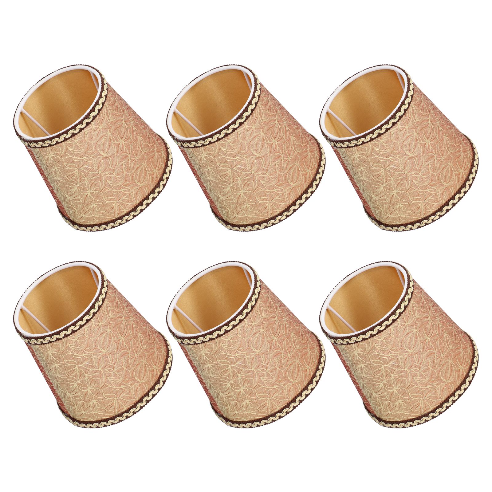 Lampshade Set Clip On 6Pcs Lamp Shade Cover Multipurpose Fabric