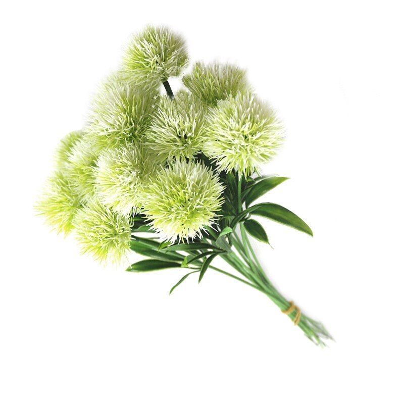 Artificial Flowers  For Wedding Artificial Dandelion Flowers Bouquet For Decoration Home Artificial Flowers Silk