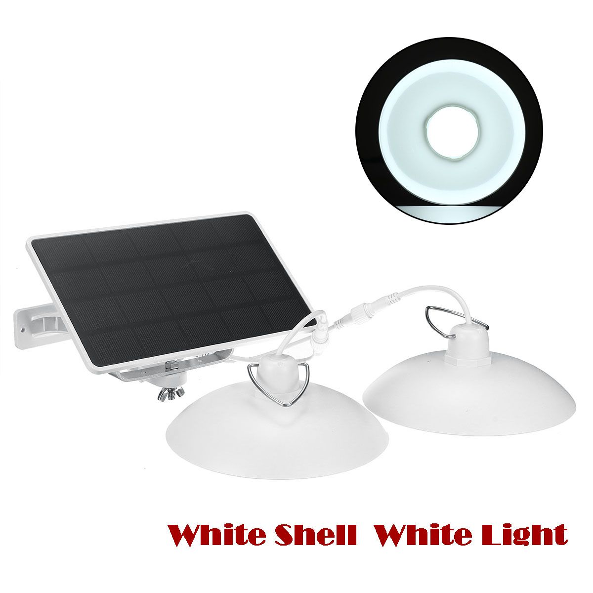 Solar Pendant Light Outdoor Indoor Solar Lamp With Line Warm White/White Light ing For Camping Home Garden Yard