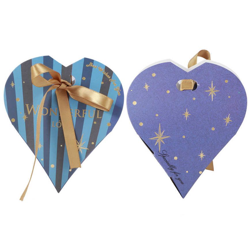 heart shaped innovative candy gift box for wedding baby