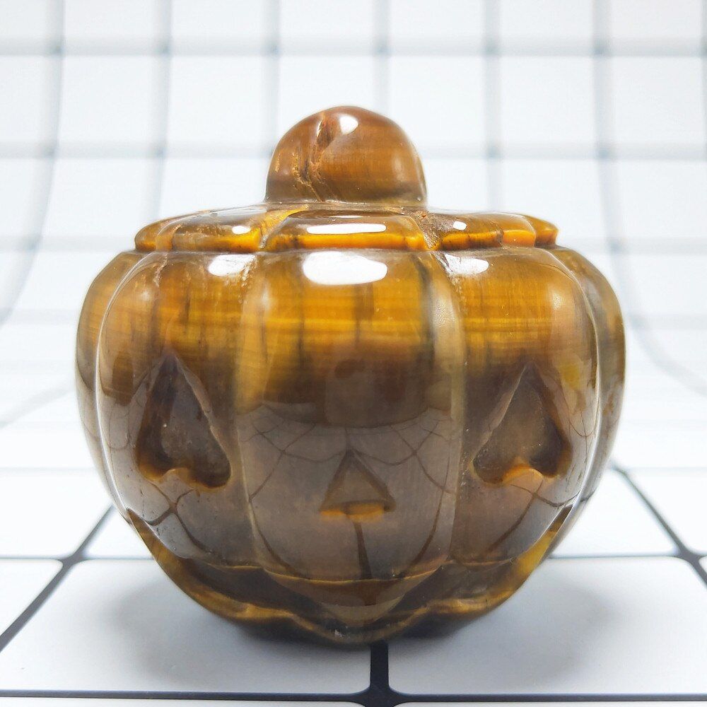 Crystals pumpkin Natural All kinds of material Crystal quartz pumpkins Halloween Gift Healing