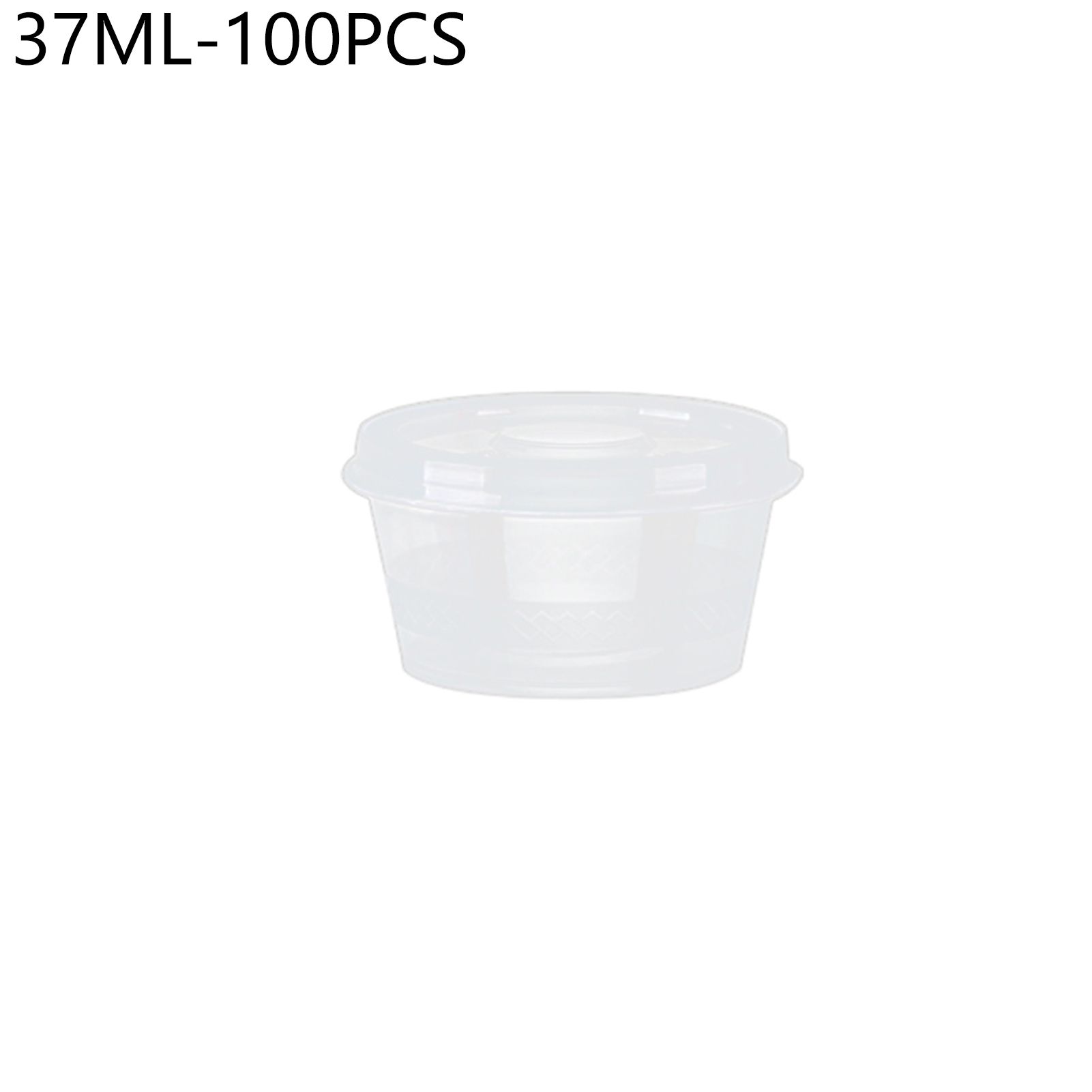Food Storage Container with Lid Side Dishni Round Sauce Container