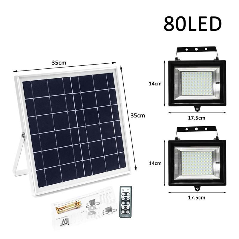 15W Solar LED Security Light Indoor Outdoor Energy Saving Light IP65 Waterproof Adjustable Head Flood Light Dual Head For Outdoor Entryways Patio Yard Garage Path Proof Garage Home Lighting