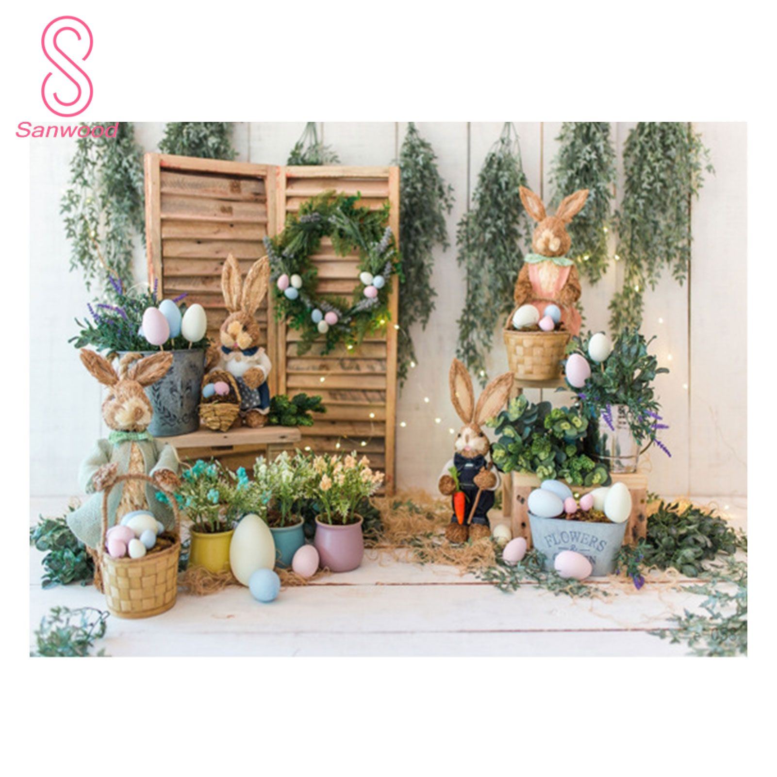 Wall Tapestry Beautiful Creative Portable Easter Backdrops Colth for Party