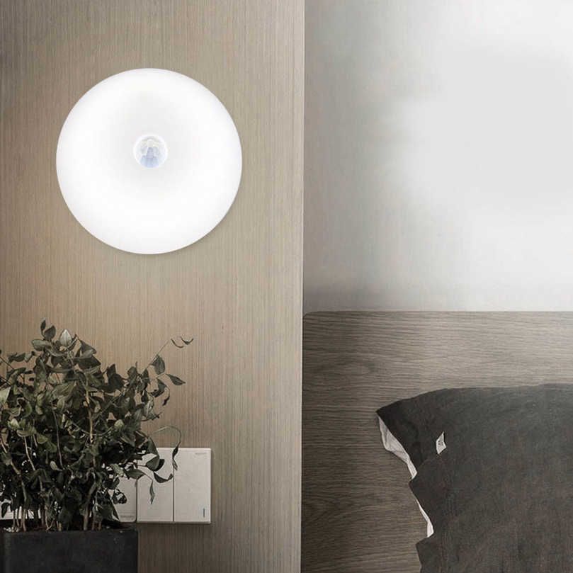 LED Motion Sensor Lamp Night Light with Magnetic Attachment for Corridor Cupboard USB Charging