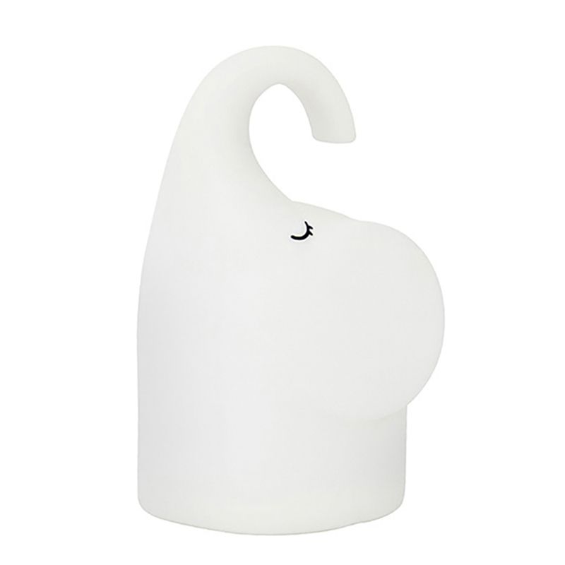 Elephant Pat Small Night Lamp Bedside Cartoon Silicone Pat Lamp USB Charging Creative Gift Children's Bedroom LED Lamp
