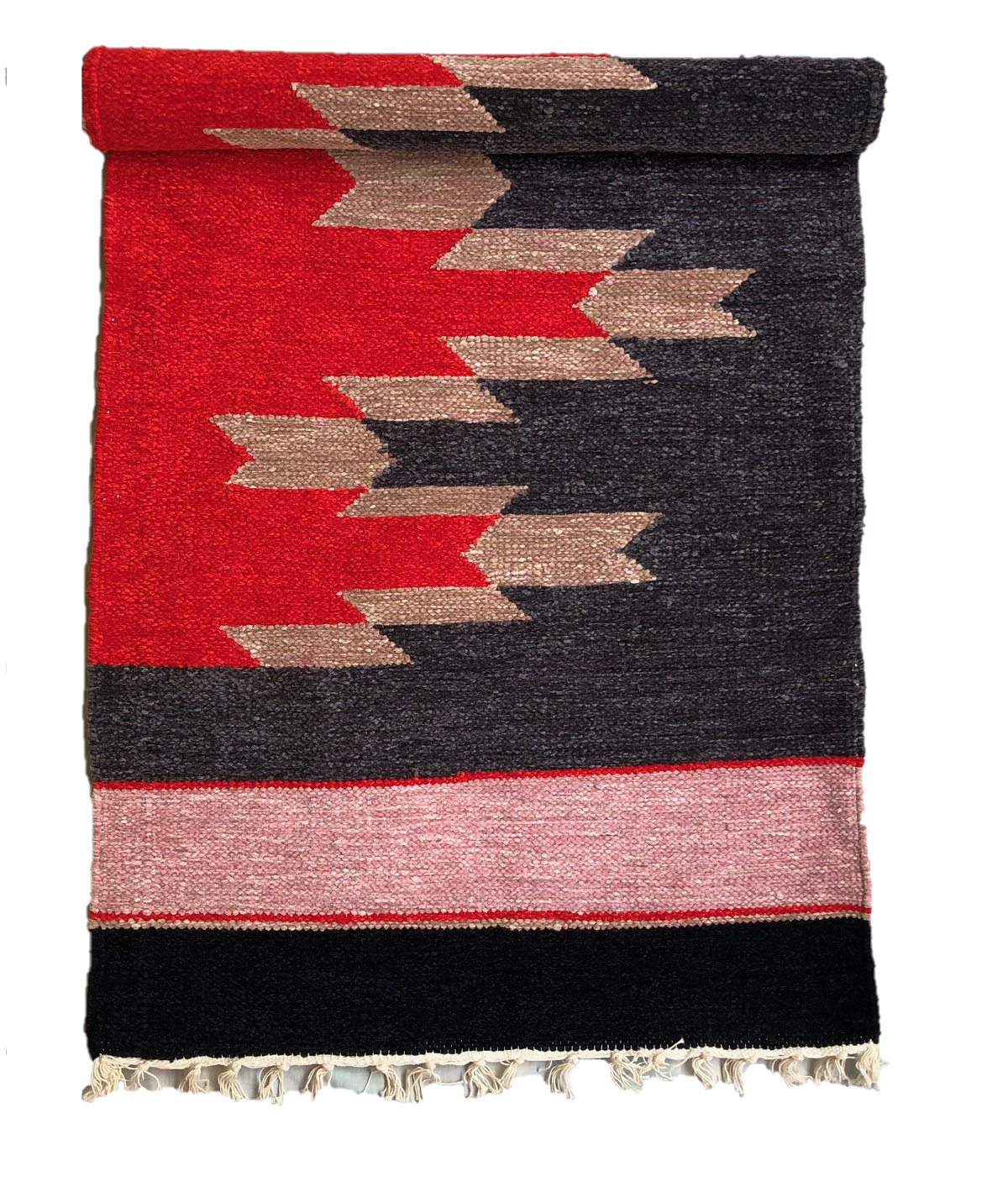 Satranji Floor Rug/Mat, Chenille Cotton Yarn (Acrylic) Carpet