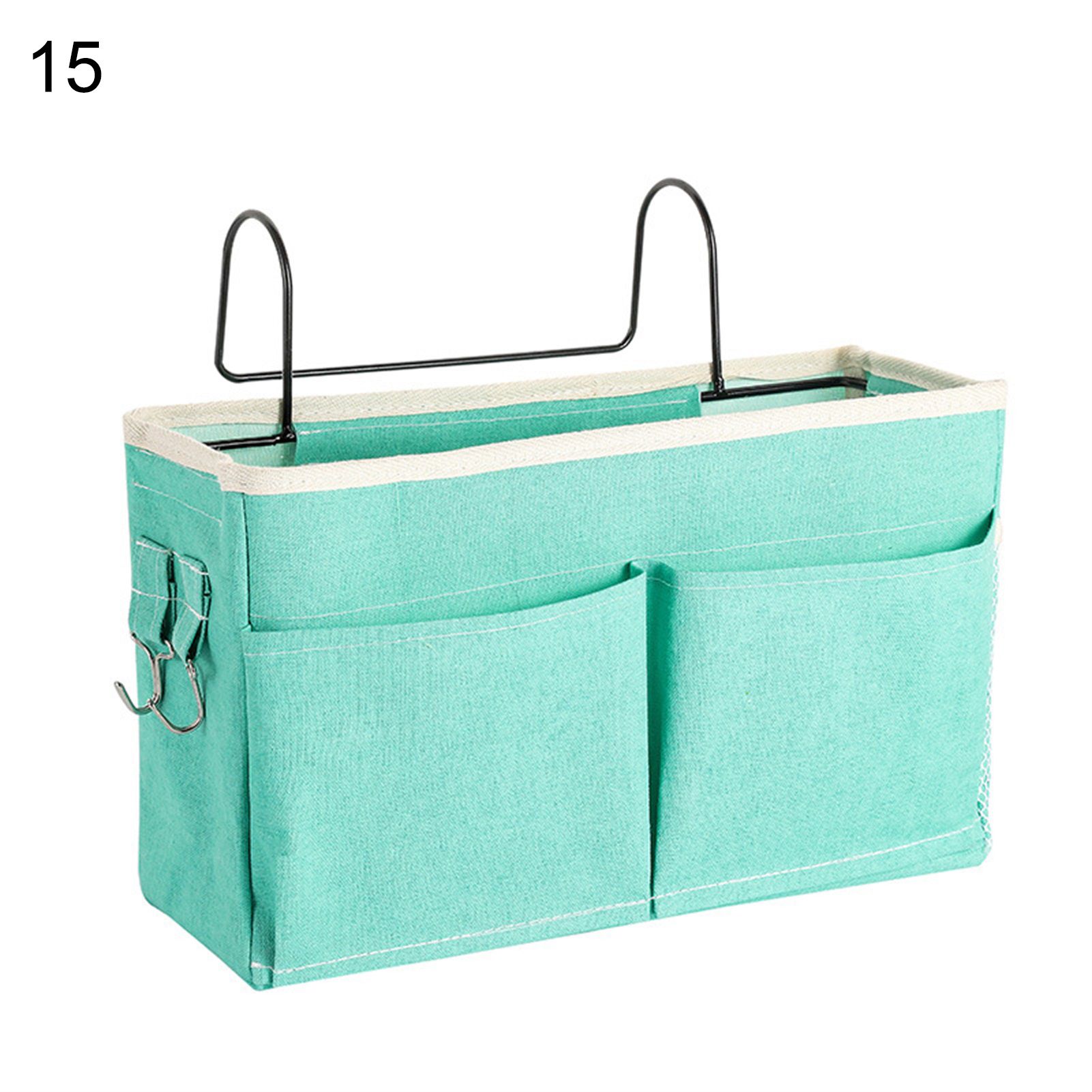 Hanging Organizer Strong Loading Space Saving Anti-deform Bedside Durable Hook Storage Basket for Dorm