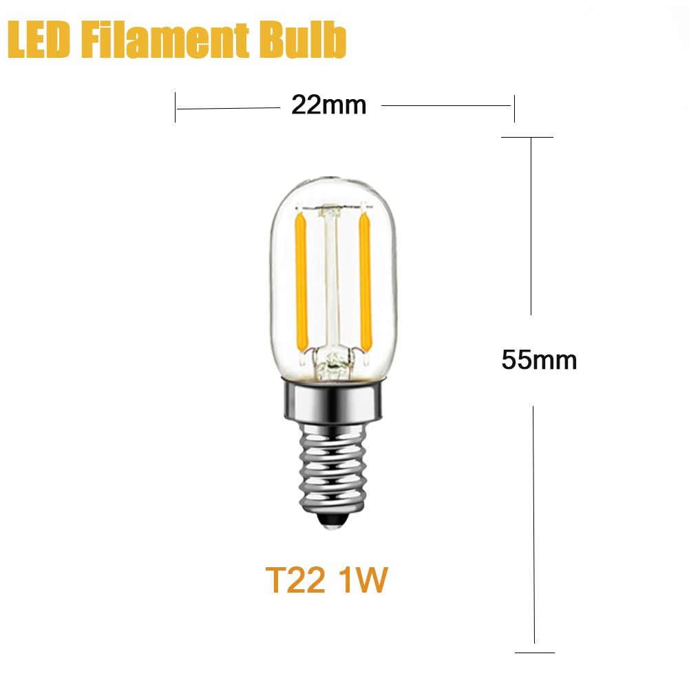 Led Filament Light Low Voltage E12 E14 Led Lamp DC12V 24V T22 G40 A19 ST58 6W LED Light Bulb 2700K RV Locomotive Room Light