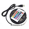 0.5/1/2/3/5m DC5V USB Flexible 5050 SMD LED Strip Light 24 Keys RGB Controller