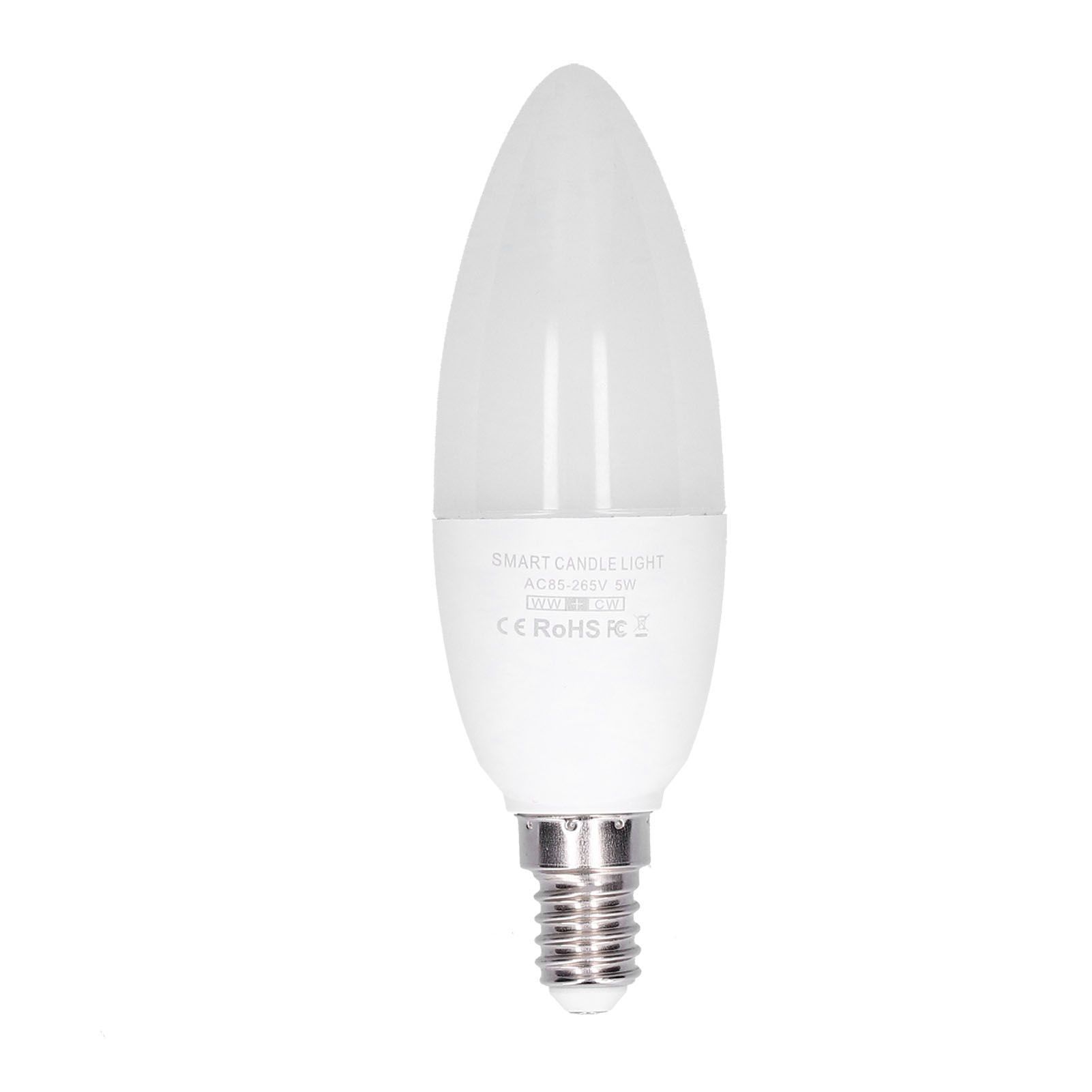 Wifi Smart Lamp Bulb E14 Bright APP Remote Control LED For Cold White