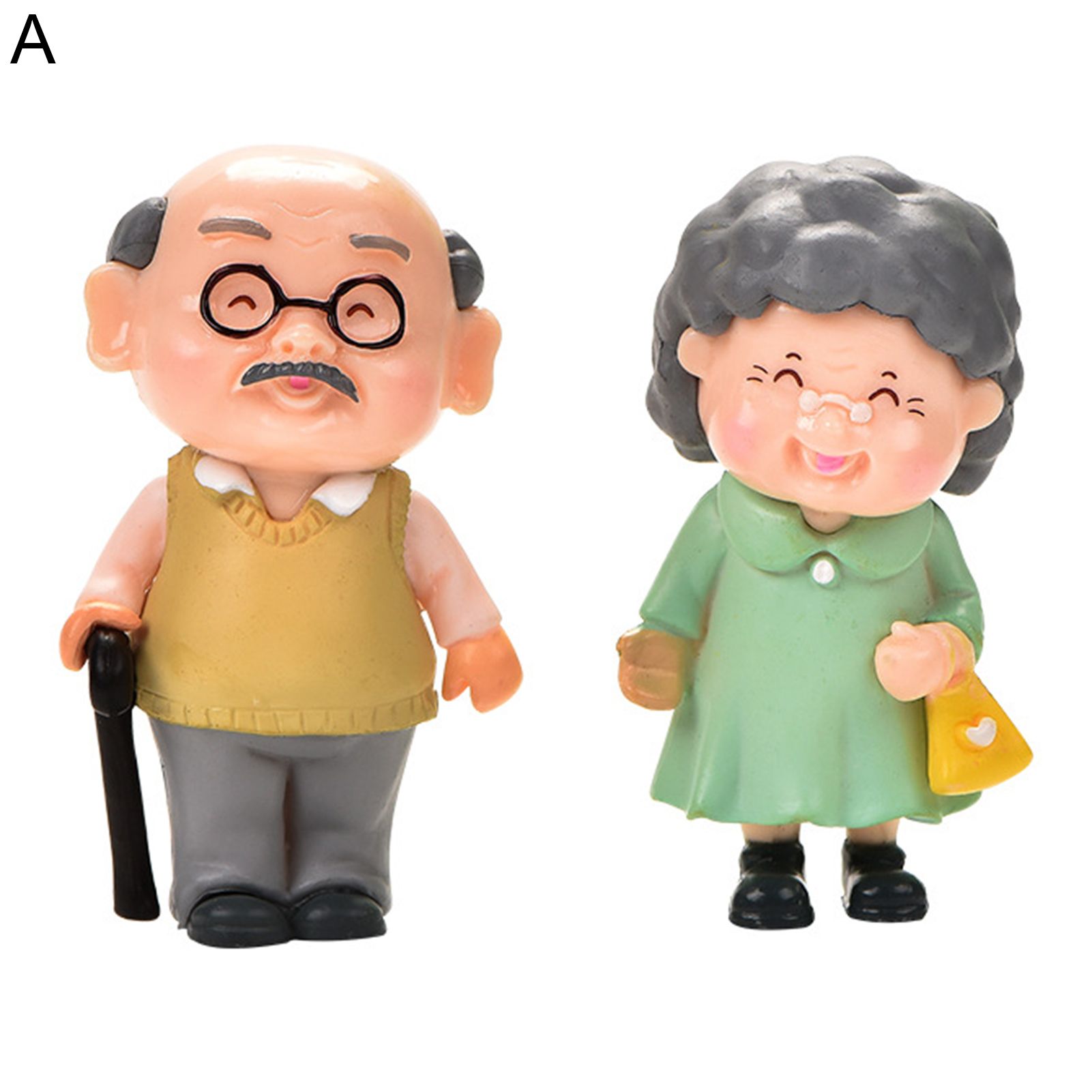 niature Lovers Nice-looking Grandma Grandpa Lovers Figures