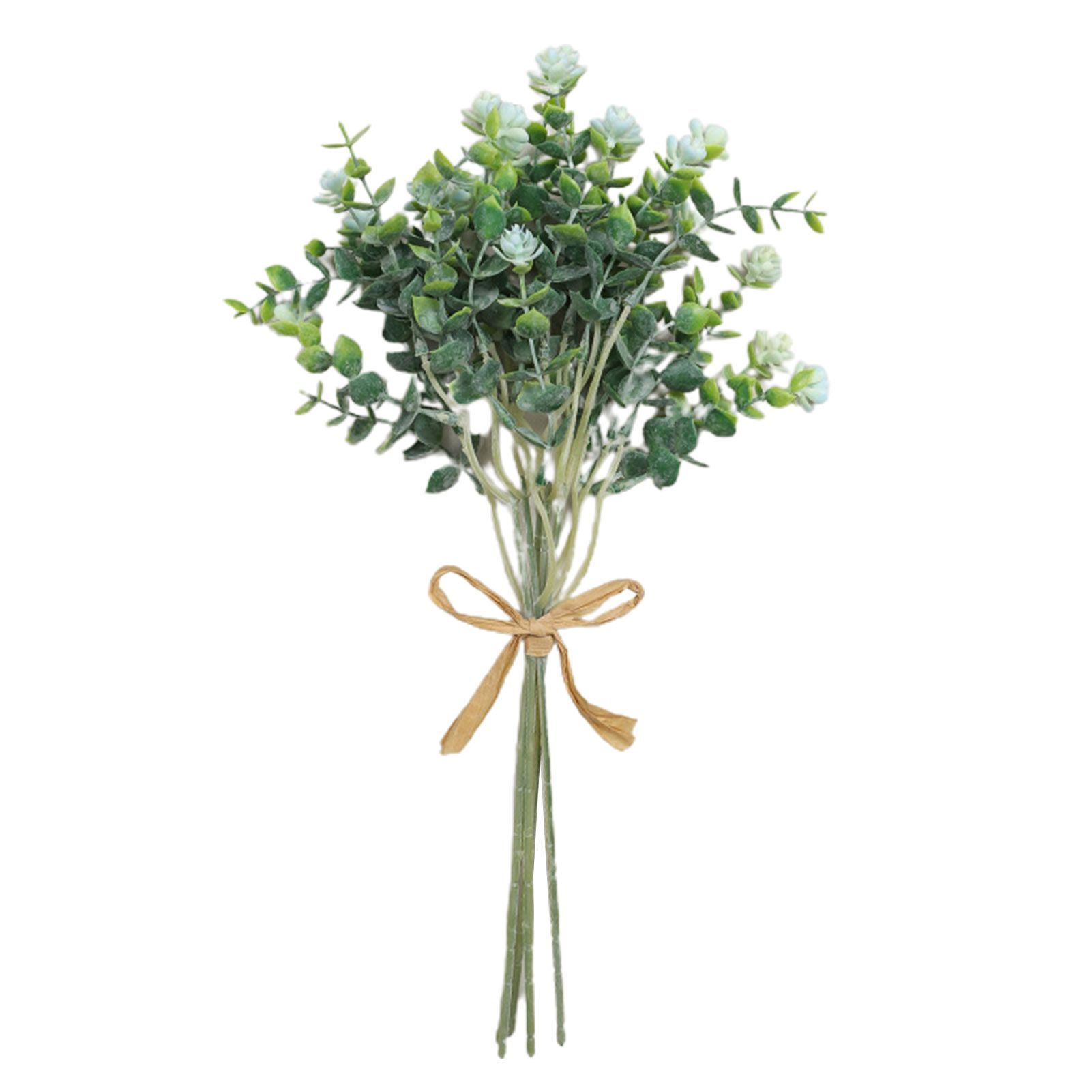 Fake Bouquet No Watering Delicate Simulated Eucalyptus Flower Leaves Bouquet