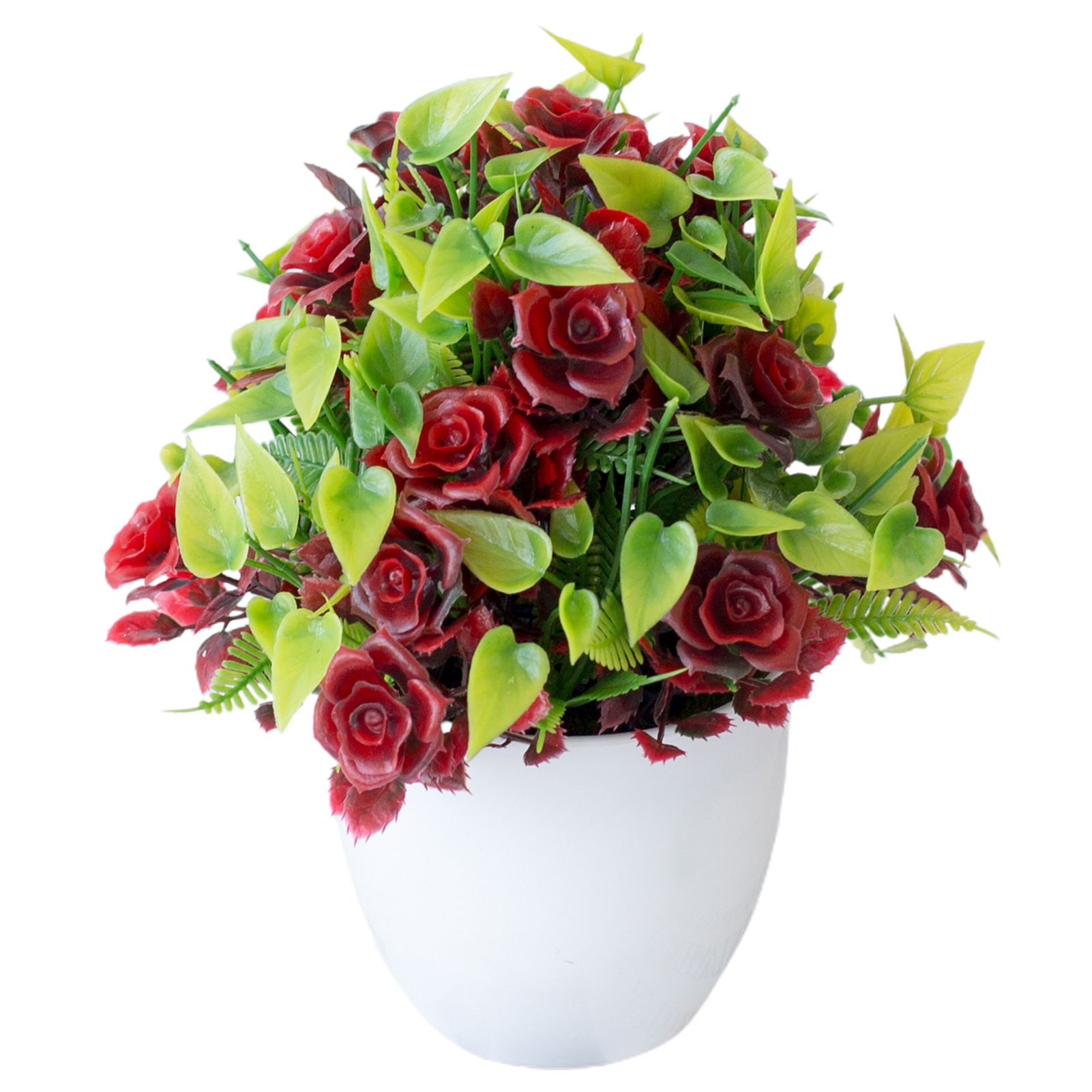Simulation Bonsai No-watering Elegant Rose Flower Faux Bonsai