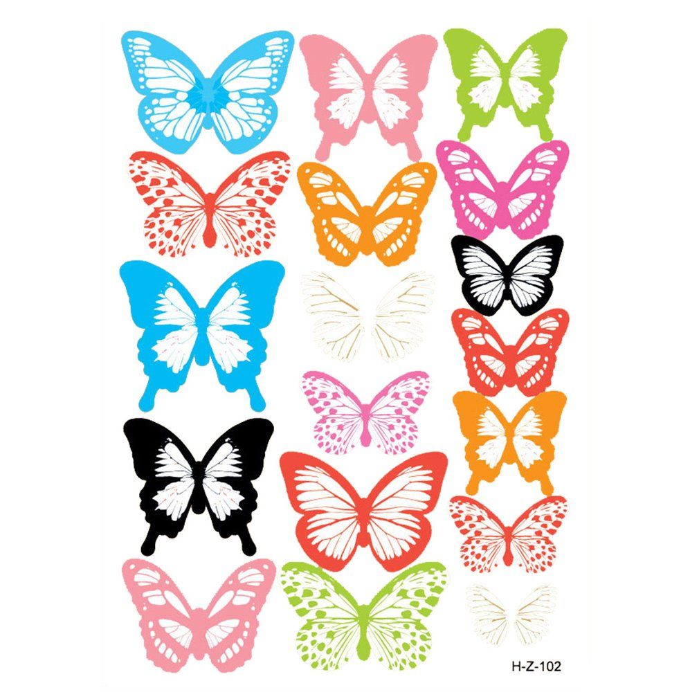 Three-Dimensional Sticker Butterfly Wall Sticker Fridge Sticker Decorations