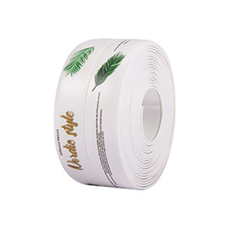Sink Waterproof Sticker Kitchen Bathroom Beautiful Seam Waterproof Sticker Water Retaining Strip Pool Gap