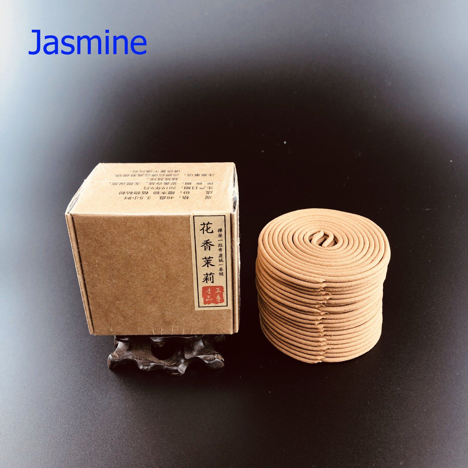 T Ceramic Incense Burner + Coil Incense Set Lavender Indian Incense 48 Singal Ring 4 Hours Buddha Living Room Scents for Home