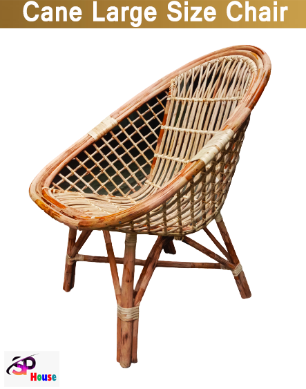 Rattan / Cane Large Chair Sitting For Big People - Cane Chair Large Size