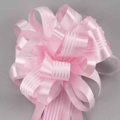 10pcs wedding car decoration flower Pull Bow Ribbons Gift Birthday Party Supplies Home Decoration DIY Pull Flower Ribbons