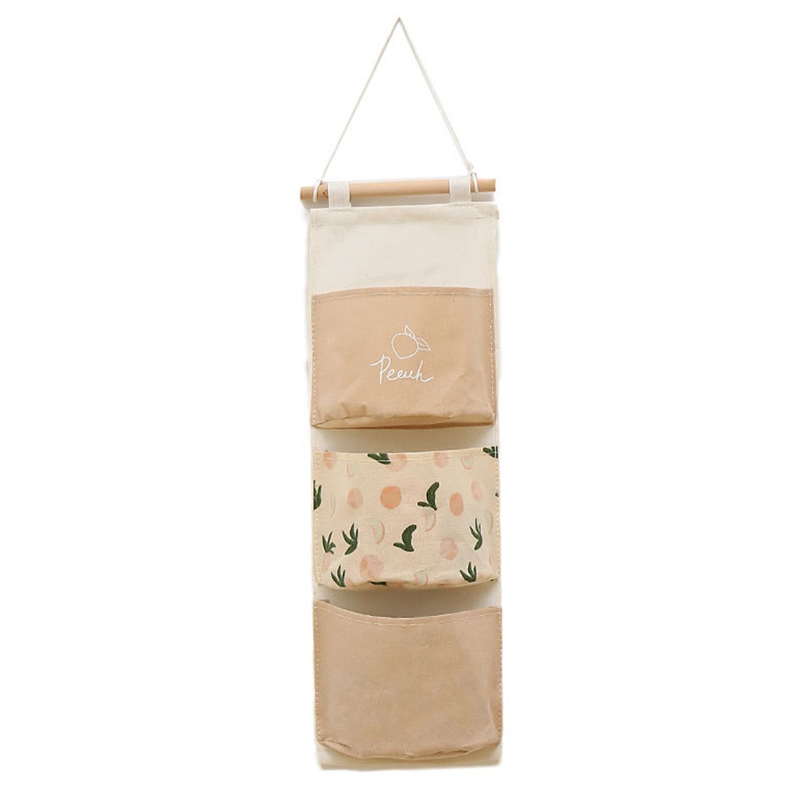 Storage Container Delicate Texture Wall Mounted Multi-pocket Bag