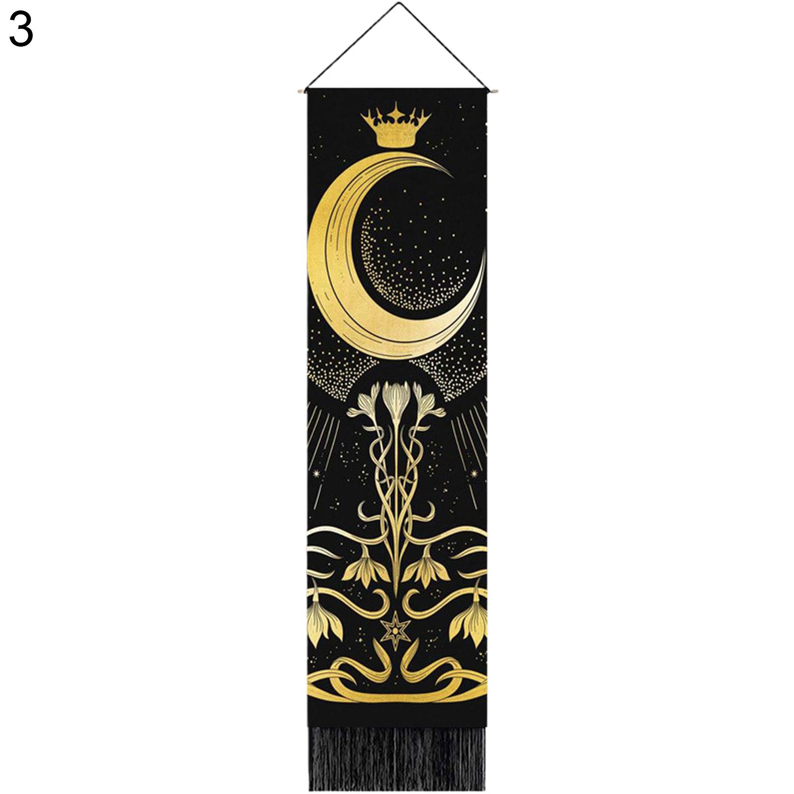 1 Set Wall Tapestry Super Soft Tassel Design Polyester Cotton Wall Art Background Cloth Tapestry Ornament for Home