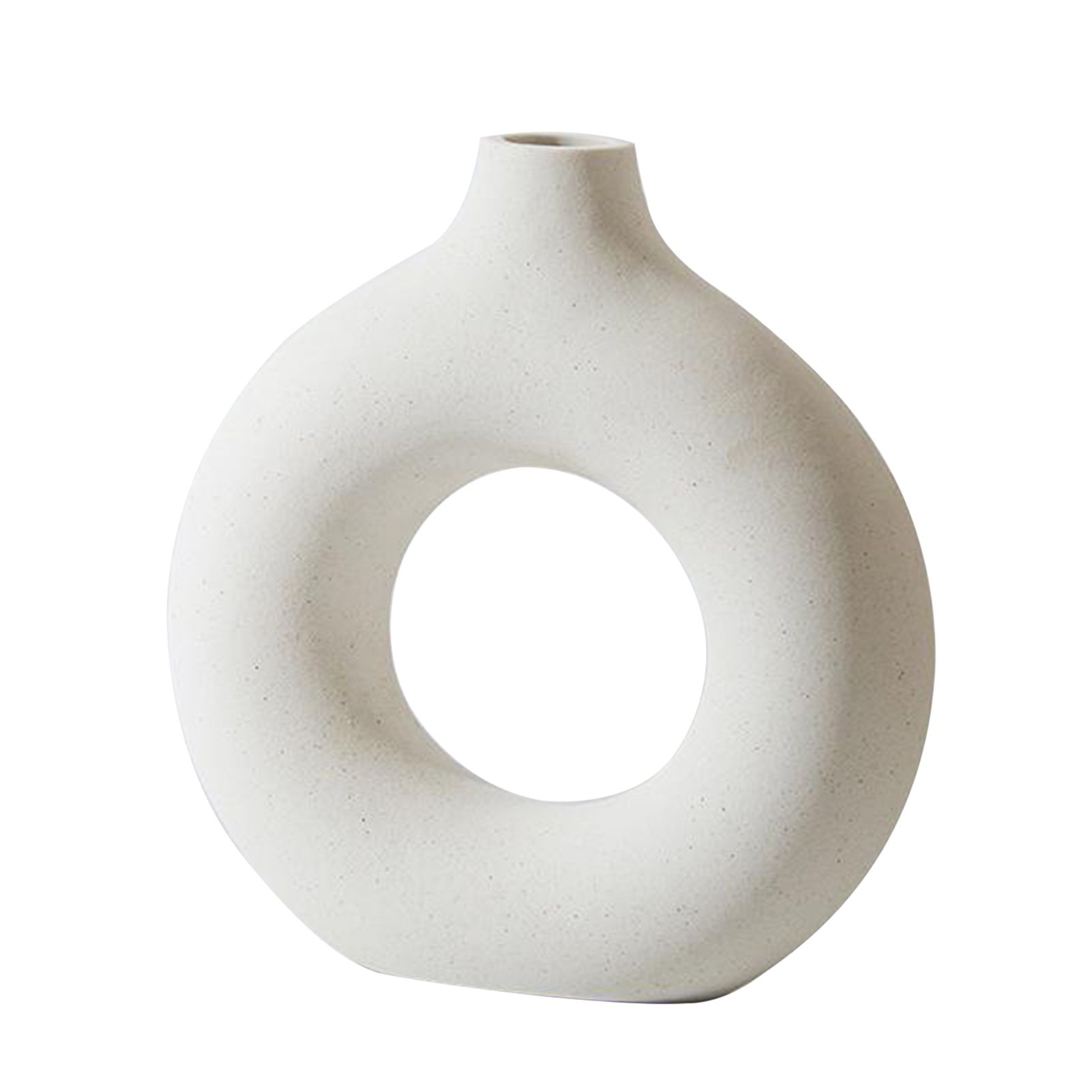 Flower Vase Fine Workmanship Modern Ring Shape Flower Vase