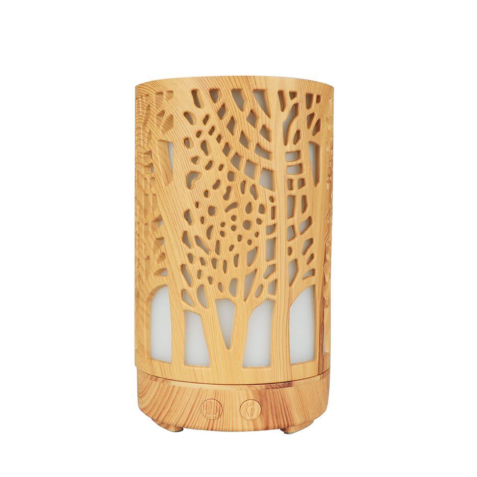 Creative Air Purifier Ultrasonic Air Humidifier Wood Grain LED for Home 127 wood grain AU