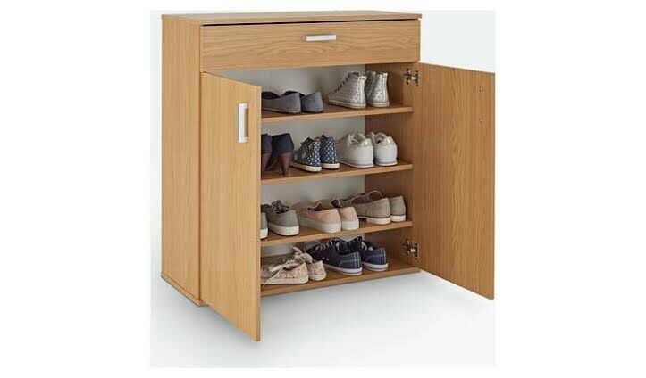 Melamine Laminated Board 2.5 ft by 2.5 ft Shoes Rack