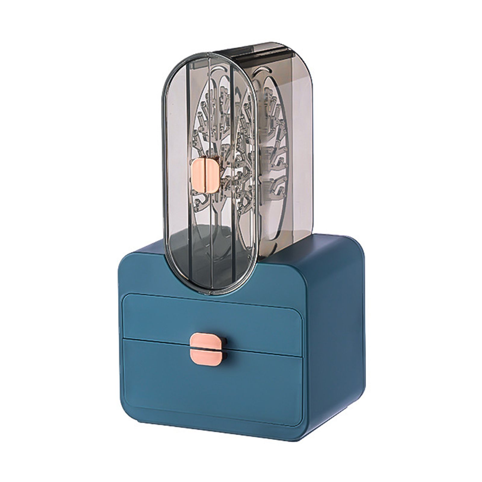 Jewelry Storage Box Exquisite Multi-layer Plastic Drawer Type Large Capity Cosmetics Container Holder for Earrings